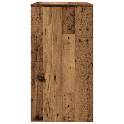 Mesa Consola Madera Ingeniería Madera Envejecida 89x41x76,5 Cm_4