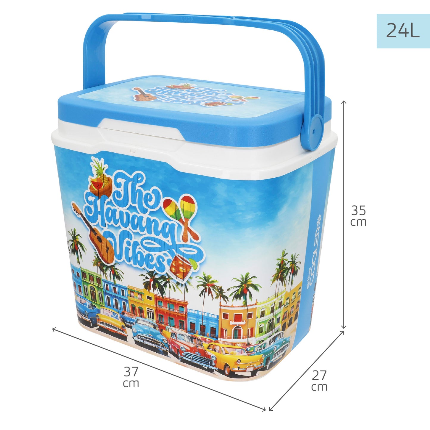 Aktive Pack Playa Con Silla Plegable + Nevera Rígida 24l (2 Piezas)_3