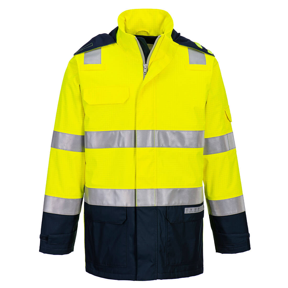 Chaqueta Bizflame Rain+ Hi-vis Light Arc / L / Amarillo-marino_0