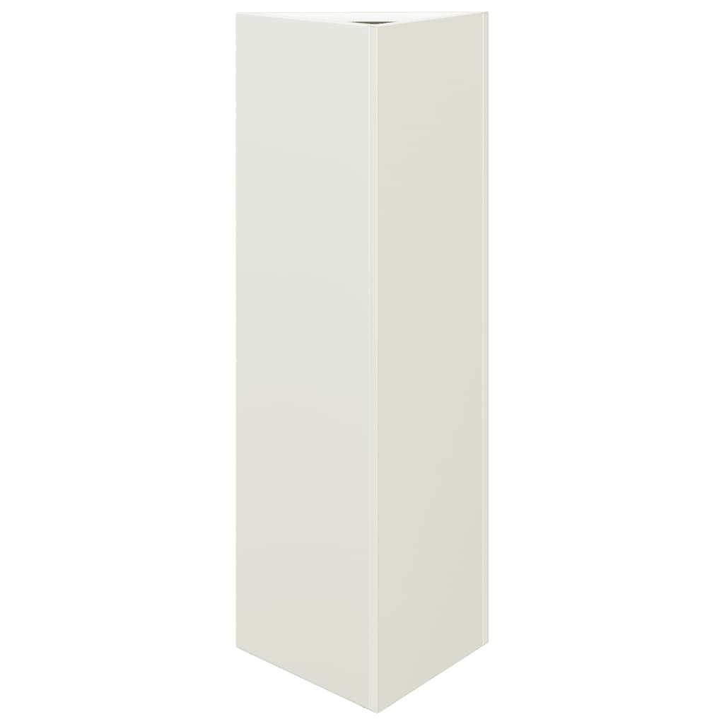 Jardineras Triangulares 2 Uds Acero Negro 30x26x75 Cm_4