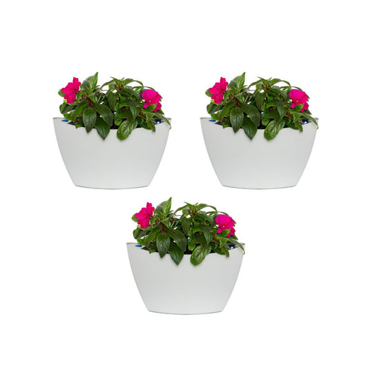 Jardín Vertical Modular Citysens Con Riego Manual De 3 Maceteros – Gris Claro, Polipropileno 100% Reciclado_0