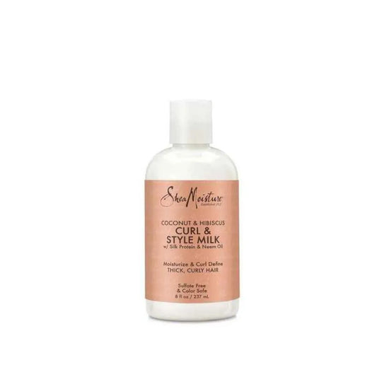 Leche Para Estilo Aceite De Coco Y Hibisco Shea Moisture 237ml_0