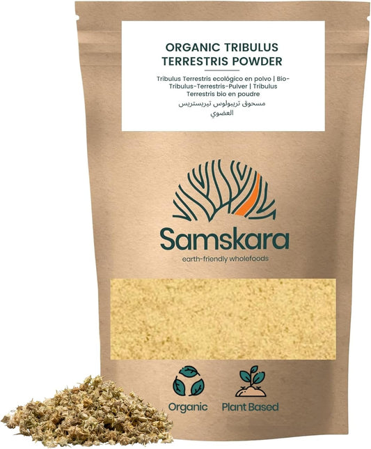 Tribulus Terrestris En Polvo Bio - 150g | Superalimento Ecológico Vegano Para Batidos, Smoothies Y Zumos_0