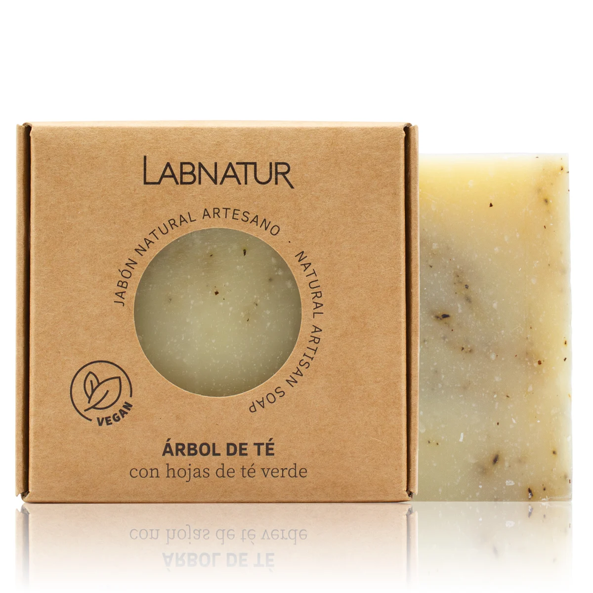 Jabón Árbol de Té Premium Labnatur 100 g | Piel Grasa y Acné | Purificante | Antibacteriano Natural_0