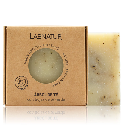 Jabón Árbol de Té Premium Labnatur 100 g | Piel Grasa y Acné | Purificante | Antibacteriano Natural_0