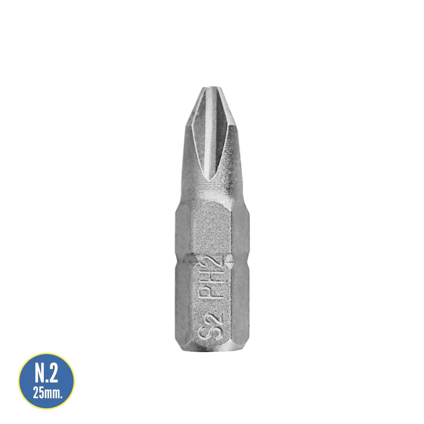 Puntas Destornillador Phillips Nº 2 (50 Piezas). Acero S2 Al Cromo Vanadio. Puntas Hexagonales, Destorpuntas,_1