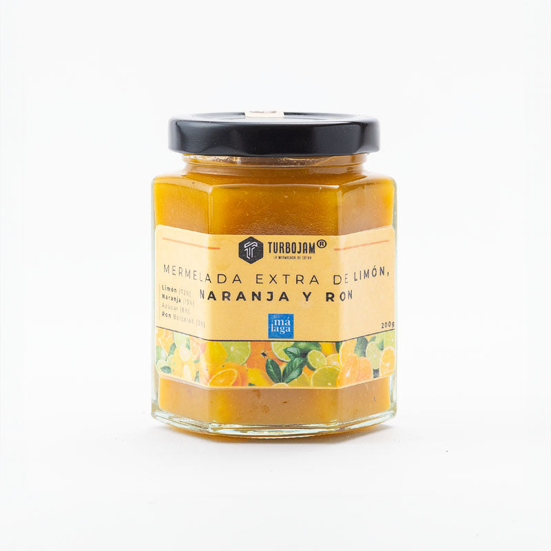 Mermelada Limón, Naranja Y Ron De Málaga 200g_0