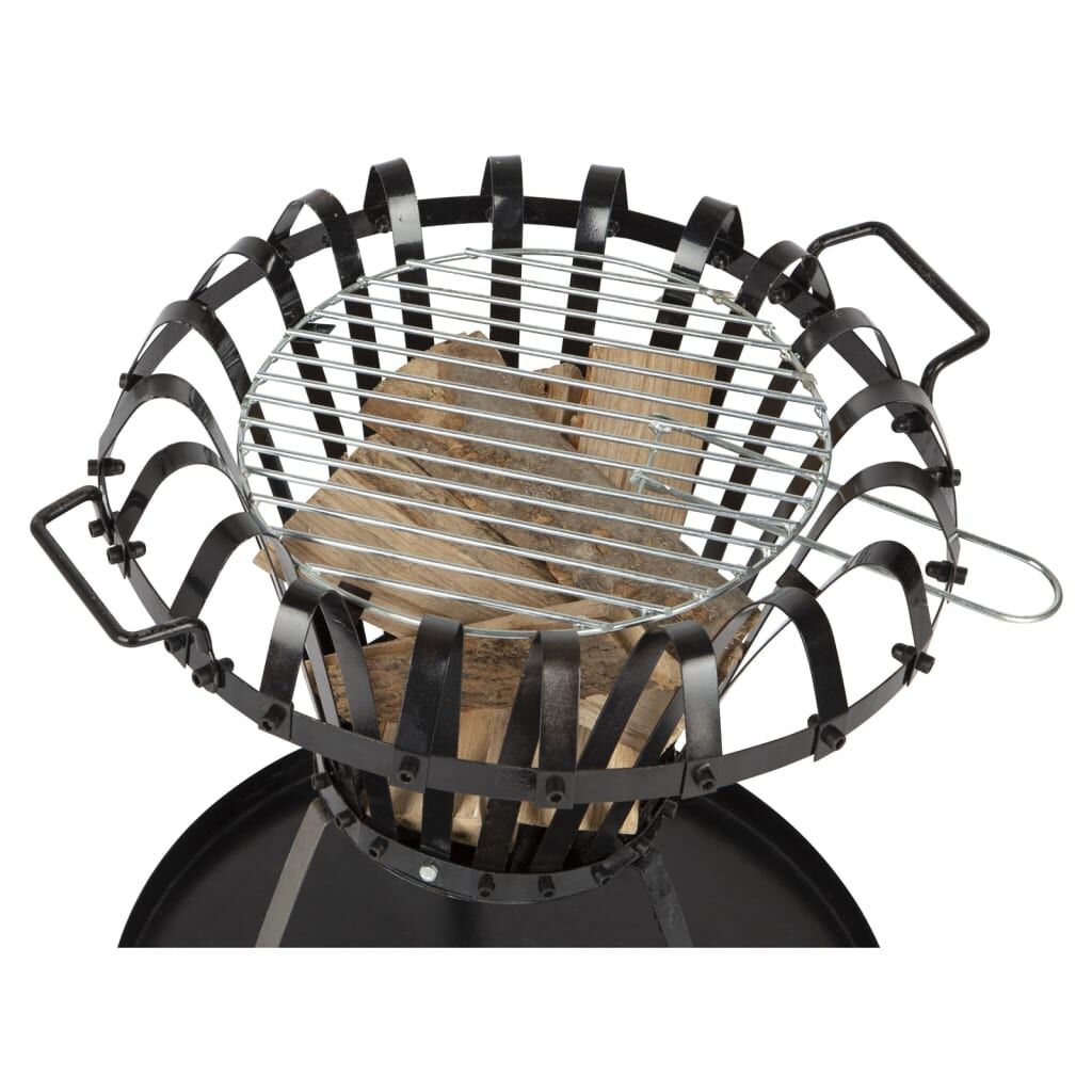 Practo Garden Brasero Con Parrilla Negro_3