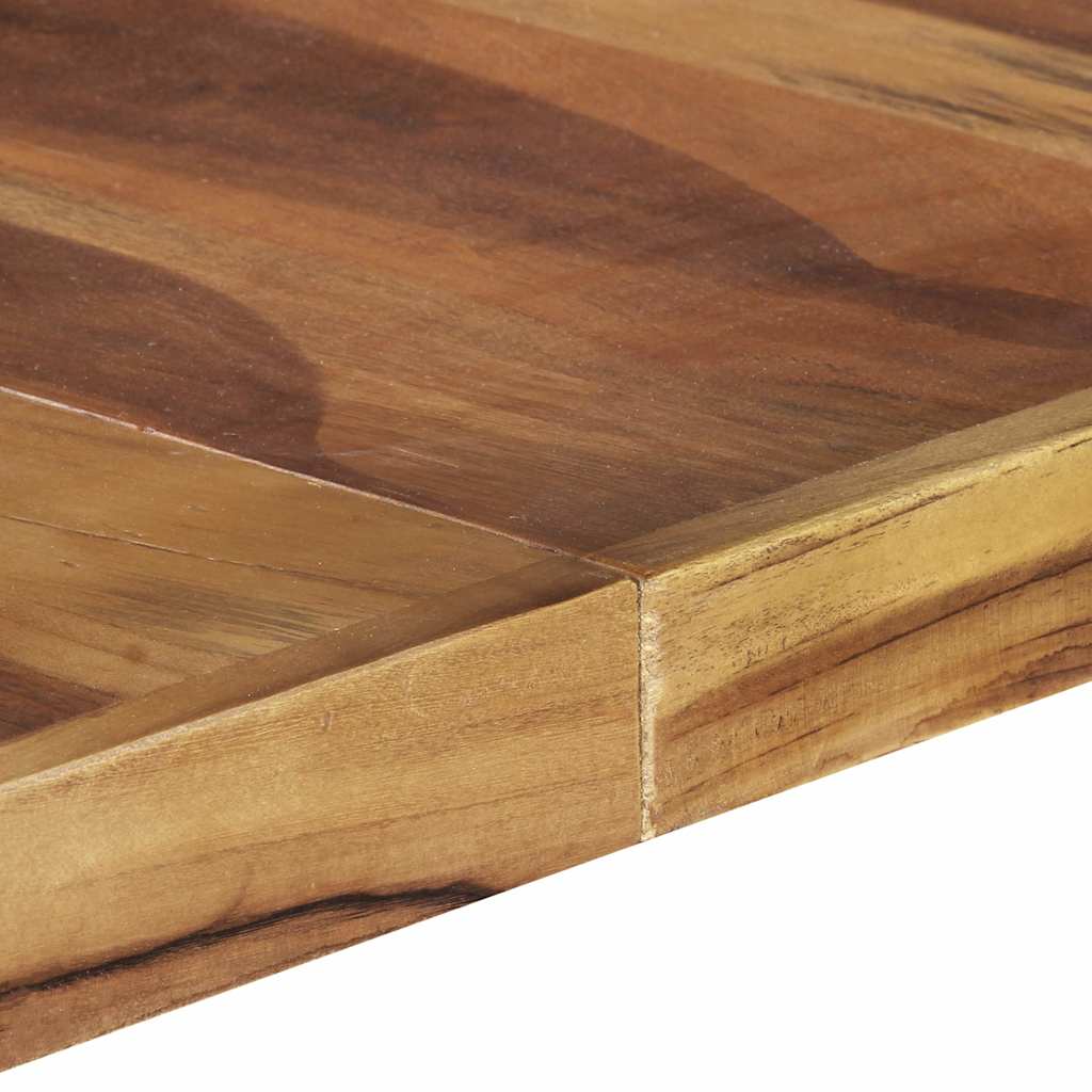 Mesa De Comedor De Madera Maciza 140x140x75 Cm_3
