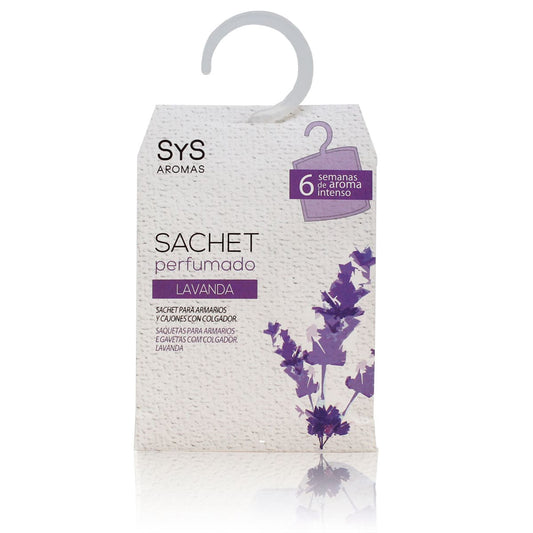 Sachet Perfumado Lavanda 12 g | Ambientador para Armarios y Cajones | Aroma Relajante y Fresco_0