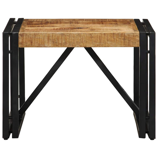Mesa De Centro 50x50x35 Cm Madera Maciza De Mango_0