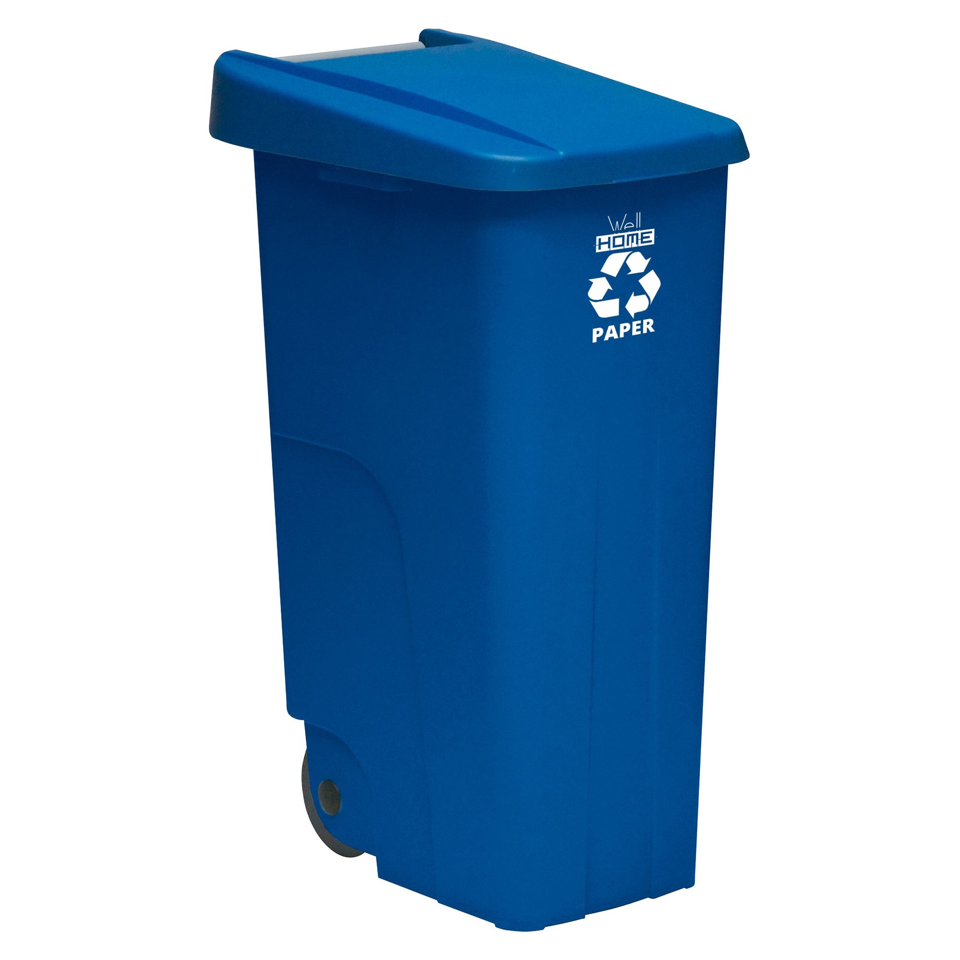 Pack Reciclaje 4 Contenedores, Cubo De Basura Wellhome Reciclo 110l/u - Azul/verde/amarillo/marrón_2