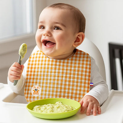 Babero De Algodón Orgánico Vichy