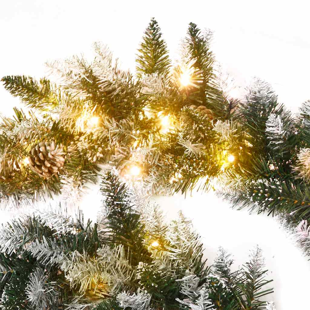 Vidaxl Guirnalda De Navidad Con Luces Led Pvc Verde 5,2 M_4