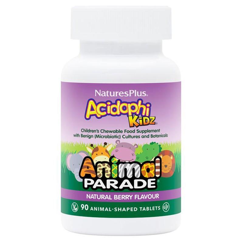 Animal Parade Acidophikidz Nature's Plus 90 comprimidos