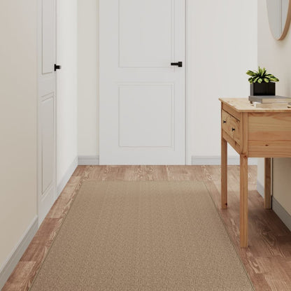 Vidaxl Alfombra De Pasillo Con Aspecto De Sisal Color Arena 80x300 Cm_1