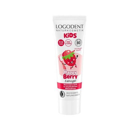 Gel Dentífrico Fresas Niños Logona 50 ml