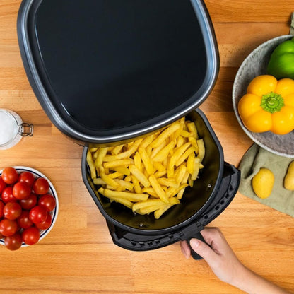 Freidora De Aire Sin Aceite De 4 L Cecofry Fantastik Inox 4000 Air Fryer 1400 W, Compacta, Panel De Control Táctil, 9 Menús, Tecnología Perfectcook,_4