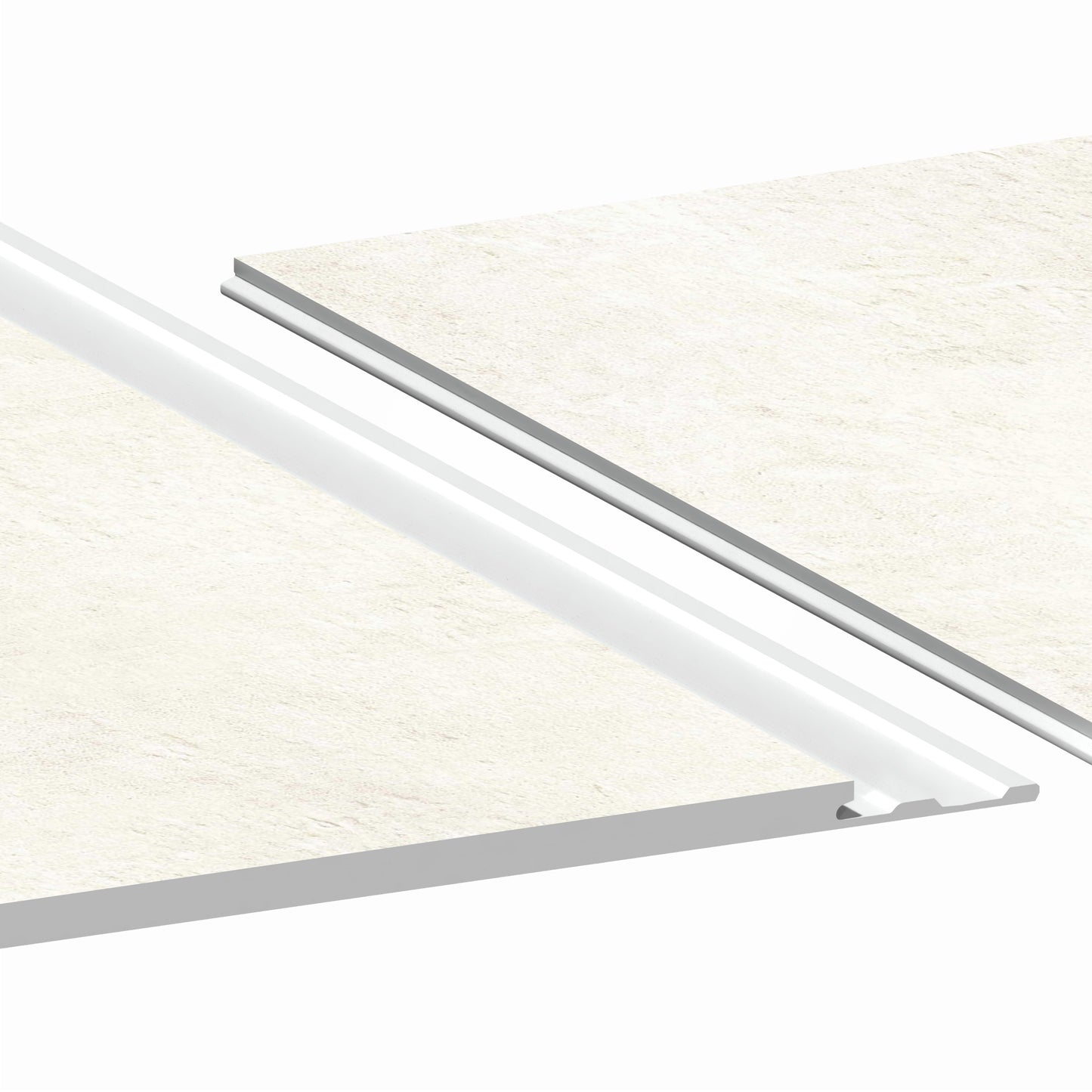 Aqua-step- All In One - Paneles De Pared A Prueba De Agua Y Panel De Sueloe  - French Limestone  - 6 Paneles (2,34m²)