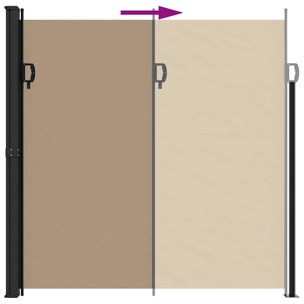 Vidaxl Toldo Lateral Retráctil Gris Taupe 200x500 Cm_4