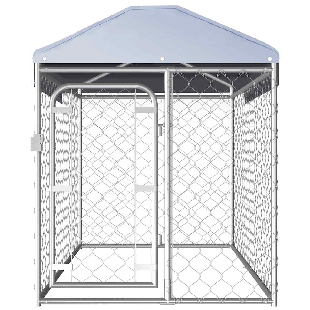 Perrera De Exterior Con Techo 200x100x125 Cm_2