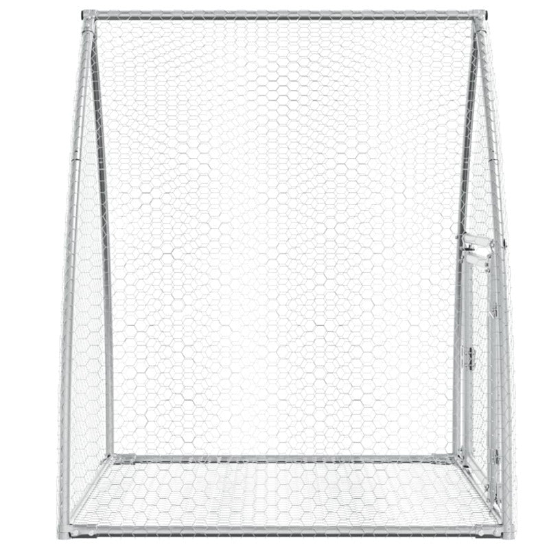 Vidaxl Conejera Acero Galvanizado Plateado 100x105x120 Cm_5