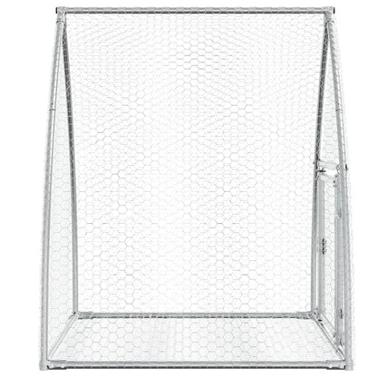 Vidaxl Conejera Acero Galvanizado Plateado 100x105x120 Cm_5