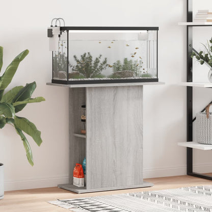 Vidaxl Soporte De Acuario Madera Ingeniería Gris Sonoma 75x36x72,5 Cm_1
