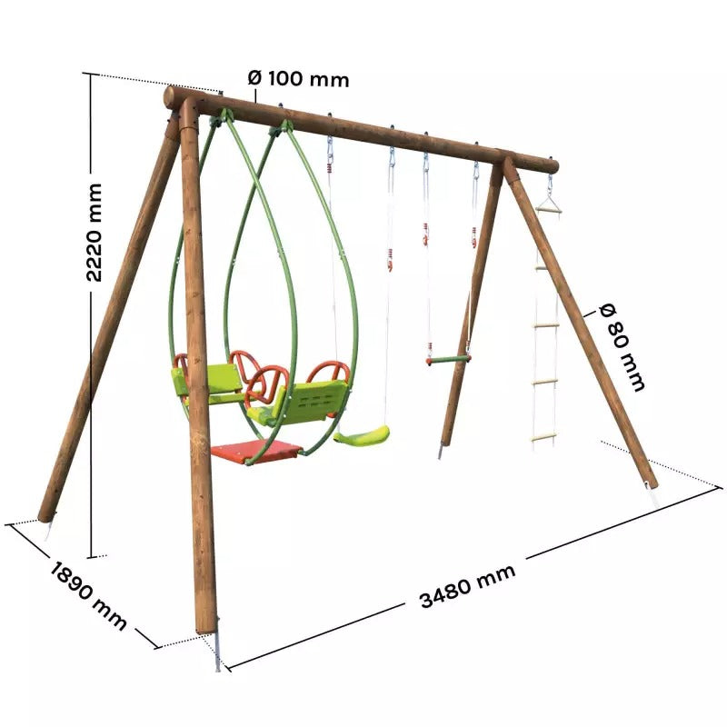 Estructura de columpio SOULET JULIETTE de Madera