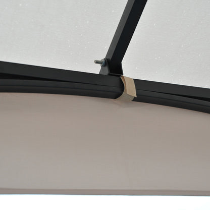 Outsunny Cenador De Jardín 3x3 M Con 4 Cortinas Laterales De Cremallera Doble_3