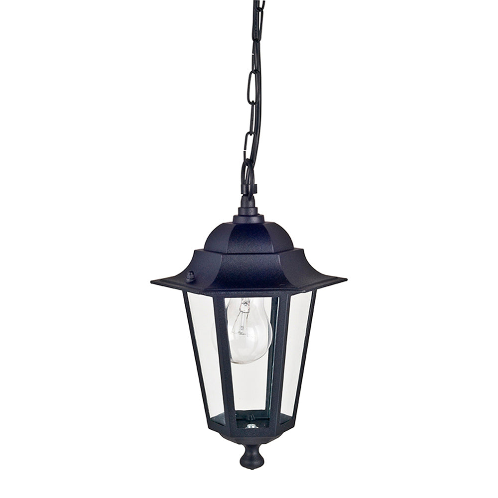 Farola Colgante Orlando Negro Luxform_0