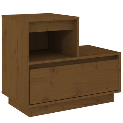 Mesitas De Noche 2 Uds Madera De Pino Marrón Miel 60x34x51 Cm_1