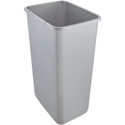 Cubo De La Basura Premium Con Tapa Abatible, Tacto Suave, 45 L, Magne, Plateado_2