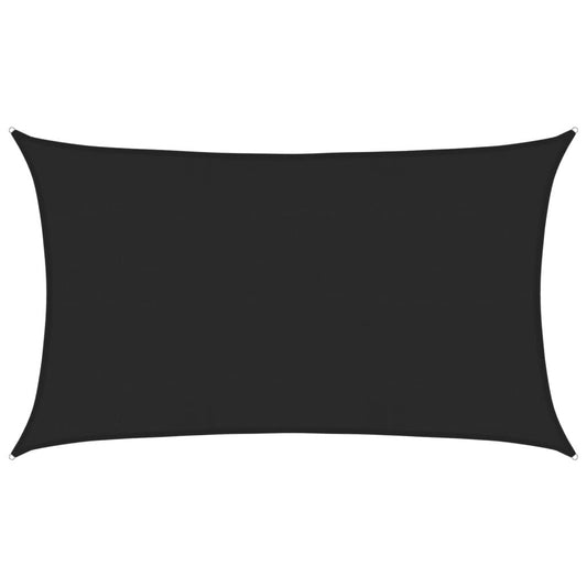 Vidaxl Toldo De Vela Negro Hdpe 160 G/m² 5x8 M_0