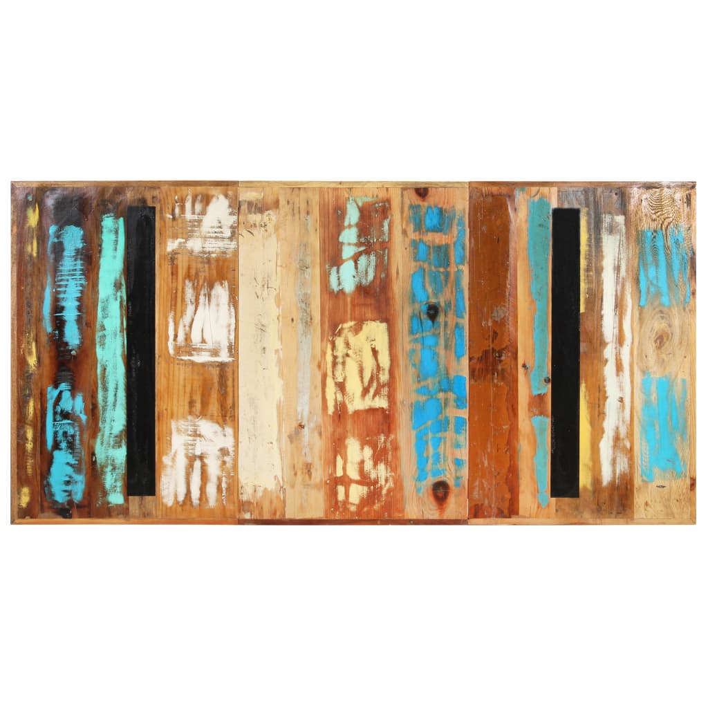 Mesa De Comedor De Madera Maciza Reciclada 180x90x76 Cm_2