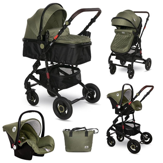 Carrito De Bebé Trío Convertible Alba Premium Loden Green_0