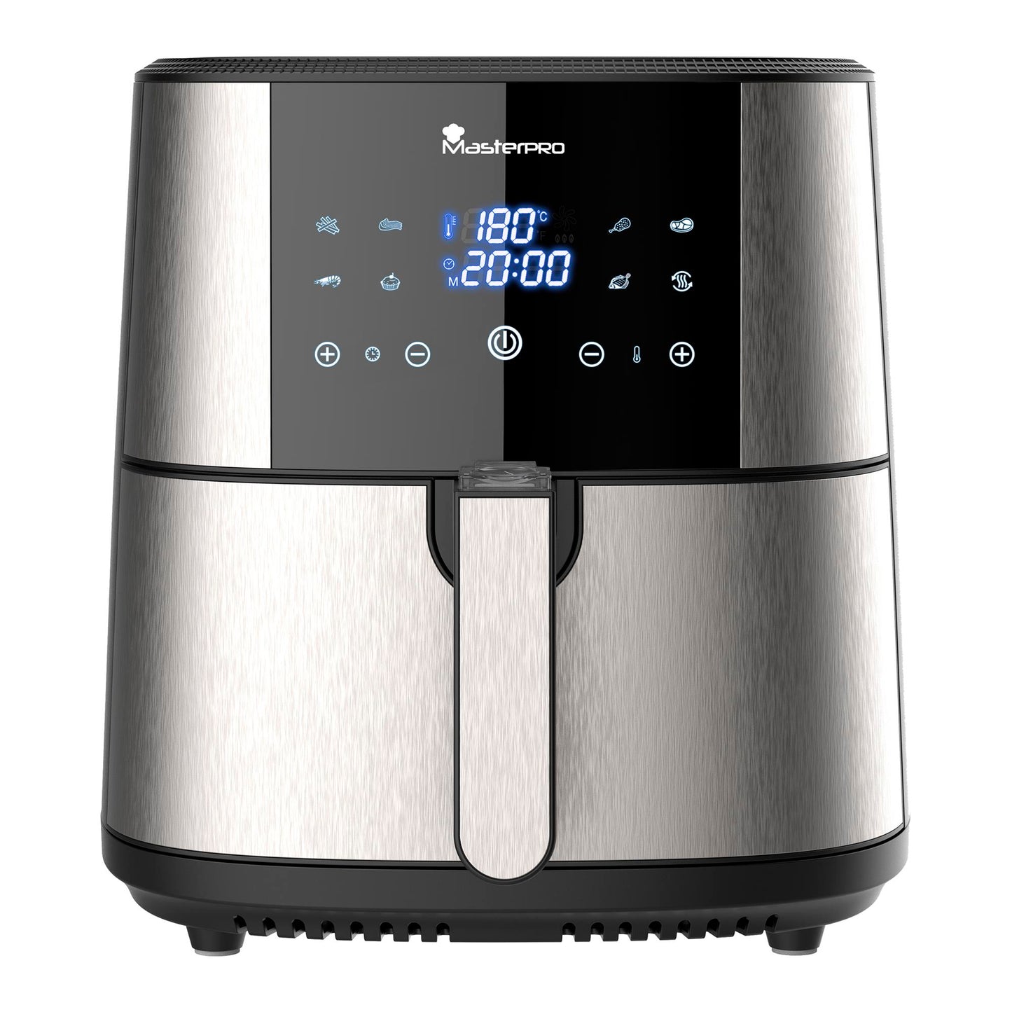 Freidora De Aire Sin Aceite Con Capacidad De 6l Y 1800w De Potencia Con Pantalla Led Táctil Con 8 Funciones_0