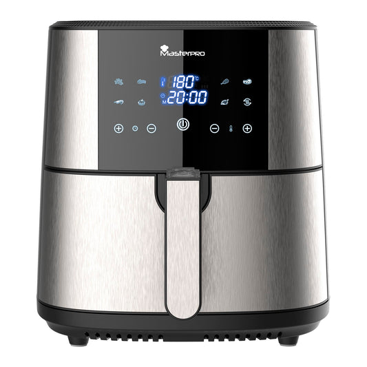 Freidora De Aire Sin Aceite Con Capacidad De 6l Y 1800w De Potencia Con Pantalla Led Táctil Con 8 Funciones_0