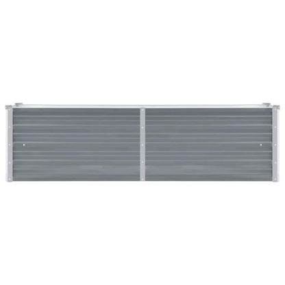 Arriate De Jardín De Acero Galvanizado Gris 160x40x45 Cm_2