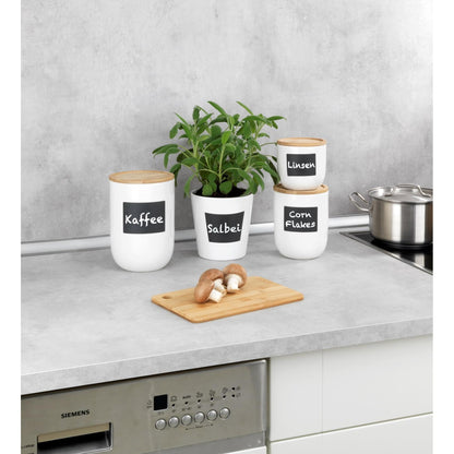 Bote con tapa y zona de escritura Waia 1,5 lts