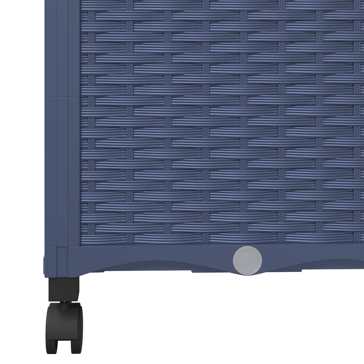 Jardinera Con Enrejado Y Ruedas Gris Azulado 120 X 40 X 146 Cm_5