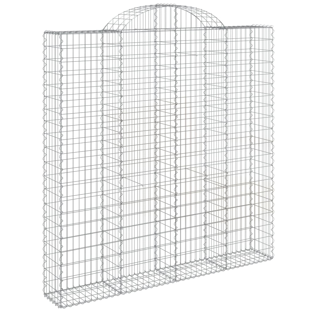 Cestas De Gaviones 5 Uds Forma De Arco Hierro 200x30x200/220 Cm_2