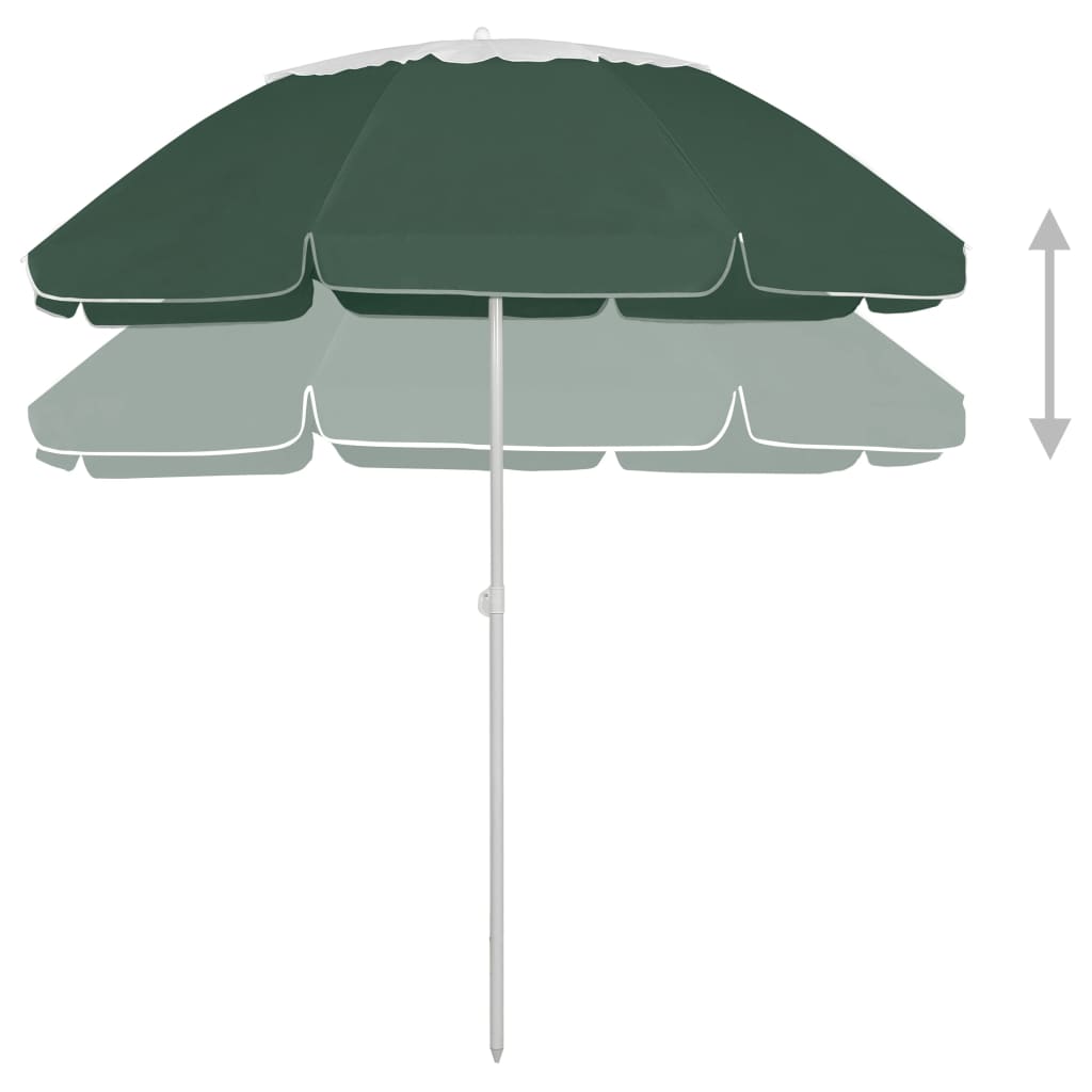 Sombrilla De Playa Verde 300 Cm_1