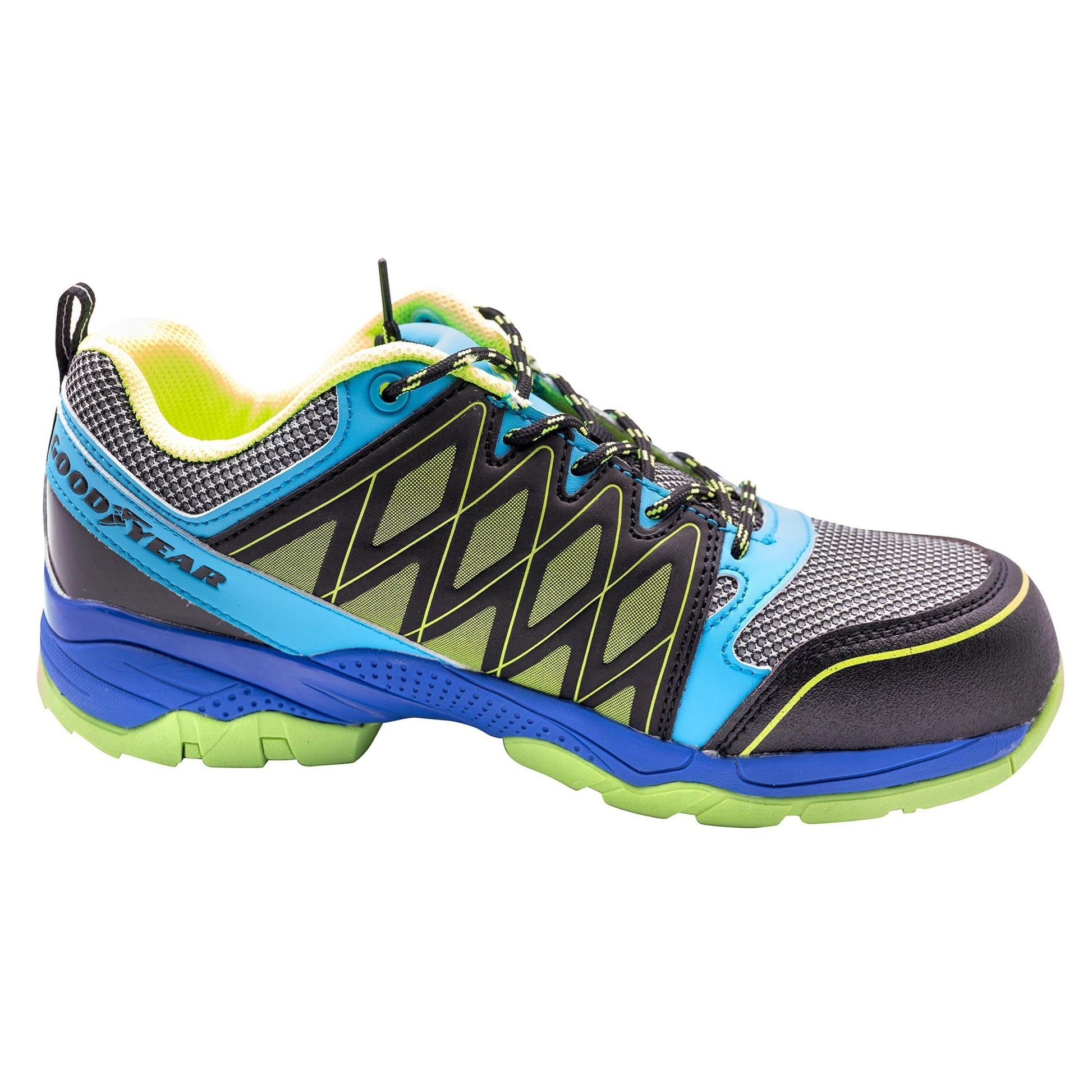 Goodyear Zapato De Seguridad Multicolor Tejido Mesh De Línea Deportiva Talla 36_0