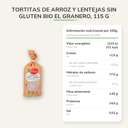 Información nutricional