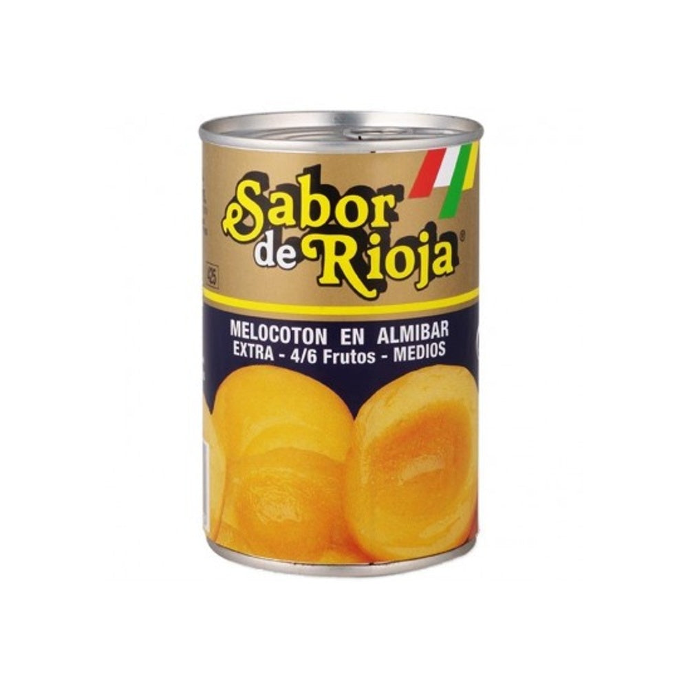 Melocoton En Almibar 4/6 Frutos Sabor Rioja_0