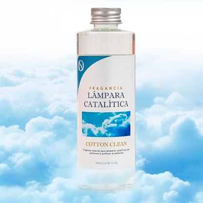 Fragancia Para Lámpara Catalítica Cotton Clean (200ml) - Elimina Malos Olores E Impurezas, Perfume Y Limpia_1