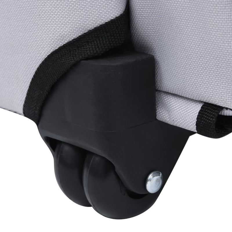 Vidaxl Carro Plegable Para Mascotas Multiusos Gris_5