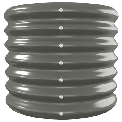 Jardinera Arriate Acero Galvanizado Gris 260x40x36 Cm_3