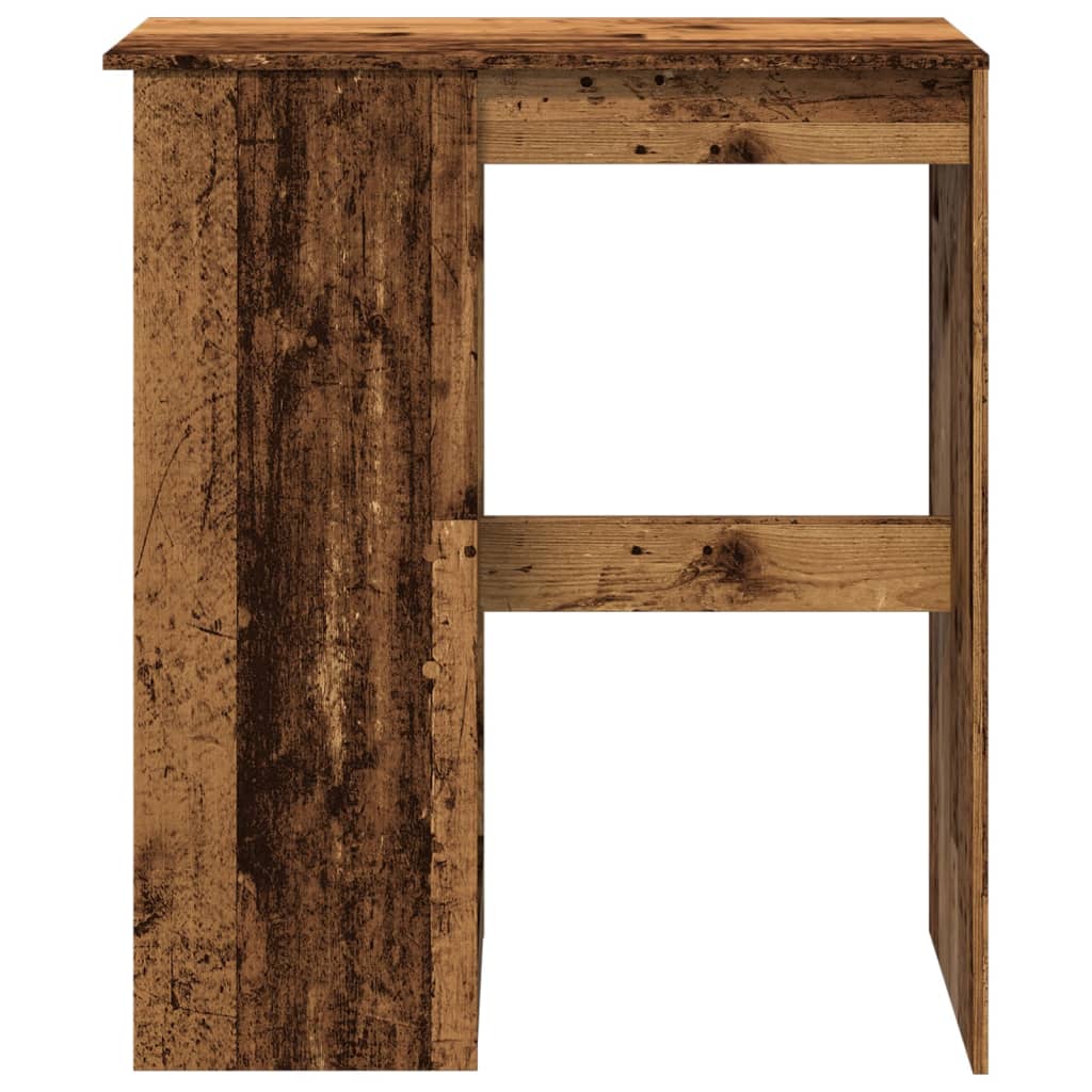 Mesa Alta Con Estantes Madera Envejecida 90x47,5x103,5 Cm_2